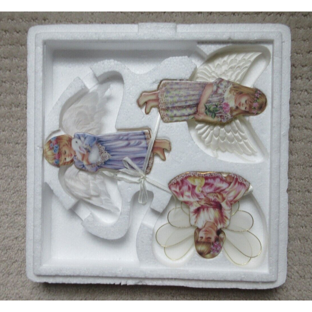 Christmas BRADFORD EDITIONS (3) "Heaven's Little Angels" Ornaments 4th Set